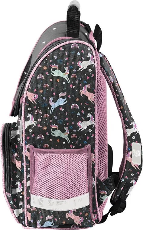 Set școlar pentru fete PASO UNICORN - set școlar din 5 piese cu geantă și accesorii