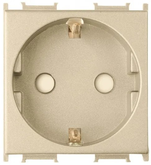 Priza standard german 2 module Thea Modular Panasonic, Auriu