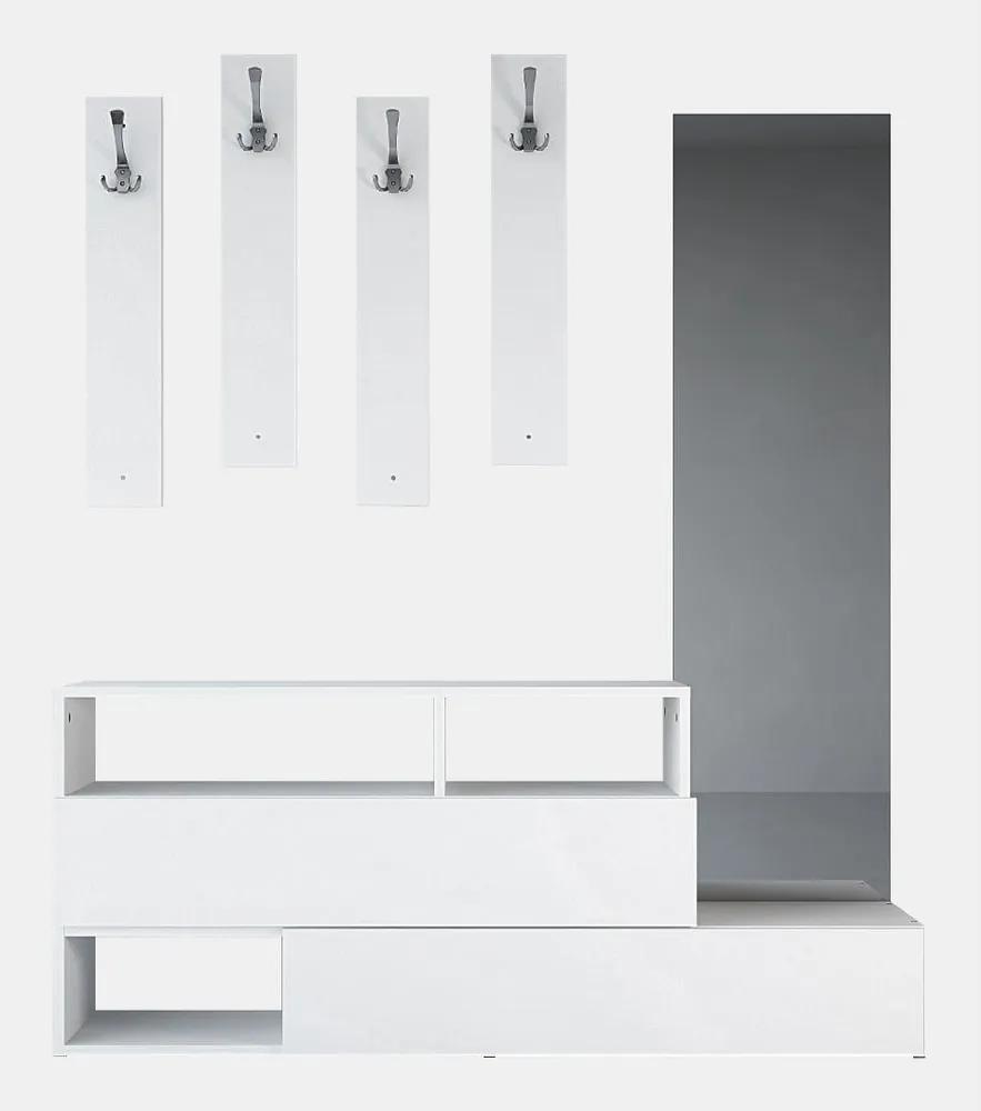 Set mobilier din lemn pentru hol Charles White, lățime 137 cm