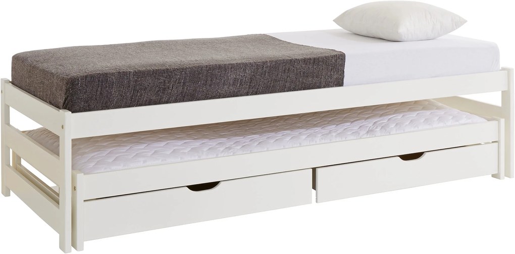 Daybett extensibil Lola alb 90/200 cm