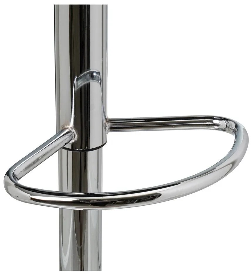 Scaune de bar negre cu înălțime ajustabilă 2 buc. din imitație de piele (înălțime șezut 93 cm) – Casa Selección