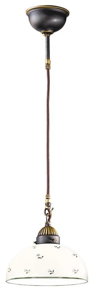 Lustră pe cablu Kolarz 731.30.20 NONNA 1xE27/75W/230V d. 20 cm verde