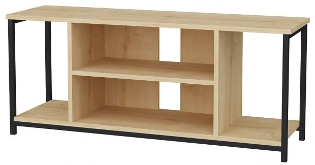 Comoda TV Rinaldo - Negru, Oak