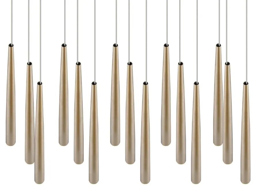 Lustră aurie LED Cala – Trio Select