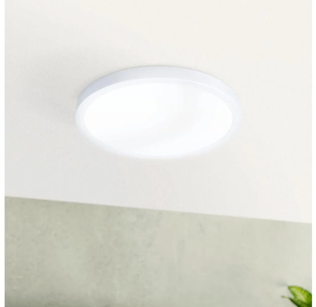 Eglo 30891 - Plafonieră LED pentru baie FUEVA LED/20,5W/230V IP44 albă