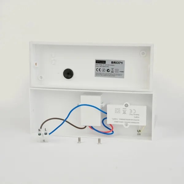 Brilagi - Lampă de perete LED TESSI pentru exterior cu senzor LED/10W/230V albă IP54