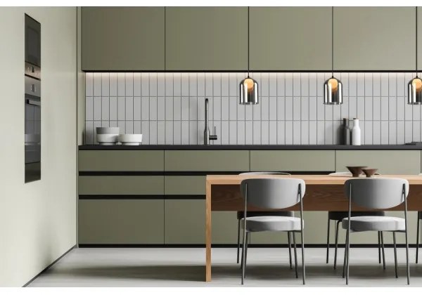 Pendul KLEA 1xG9/15W/230V negru fumuriu