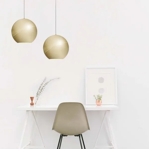 Lustră LED pe cablu LED/8,5W/230V 3000K auriu