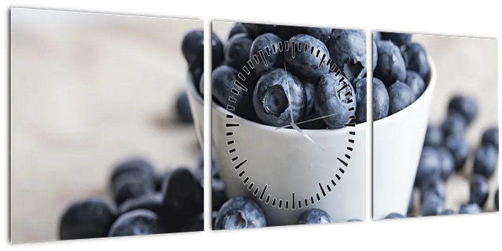 Tablou - Afine (cu ceas) (90x30 cm)