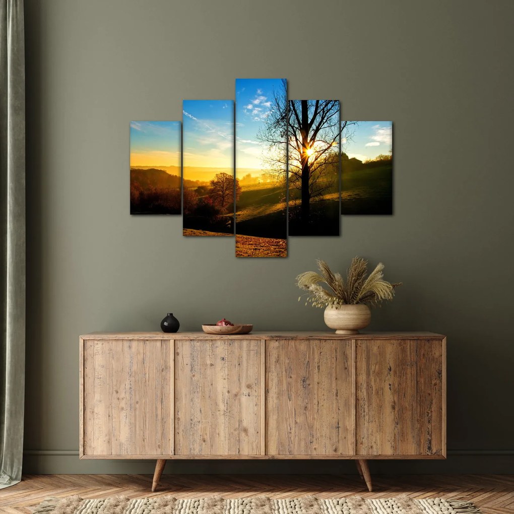 Tablou cu răsăsrit de soare (150x105 cm)