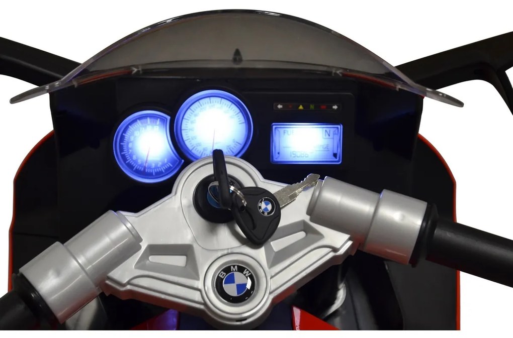 Buddy Toys BEC 6010 Motocicletă electrică BMWK1300, albă