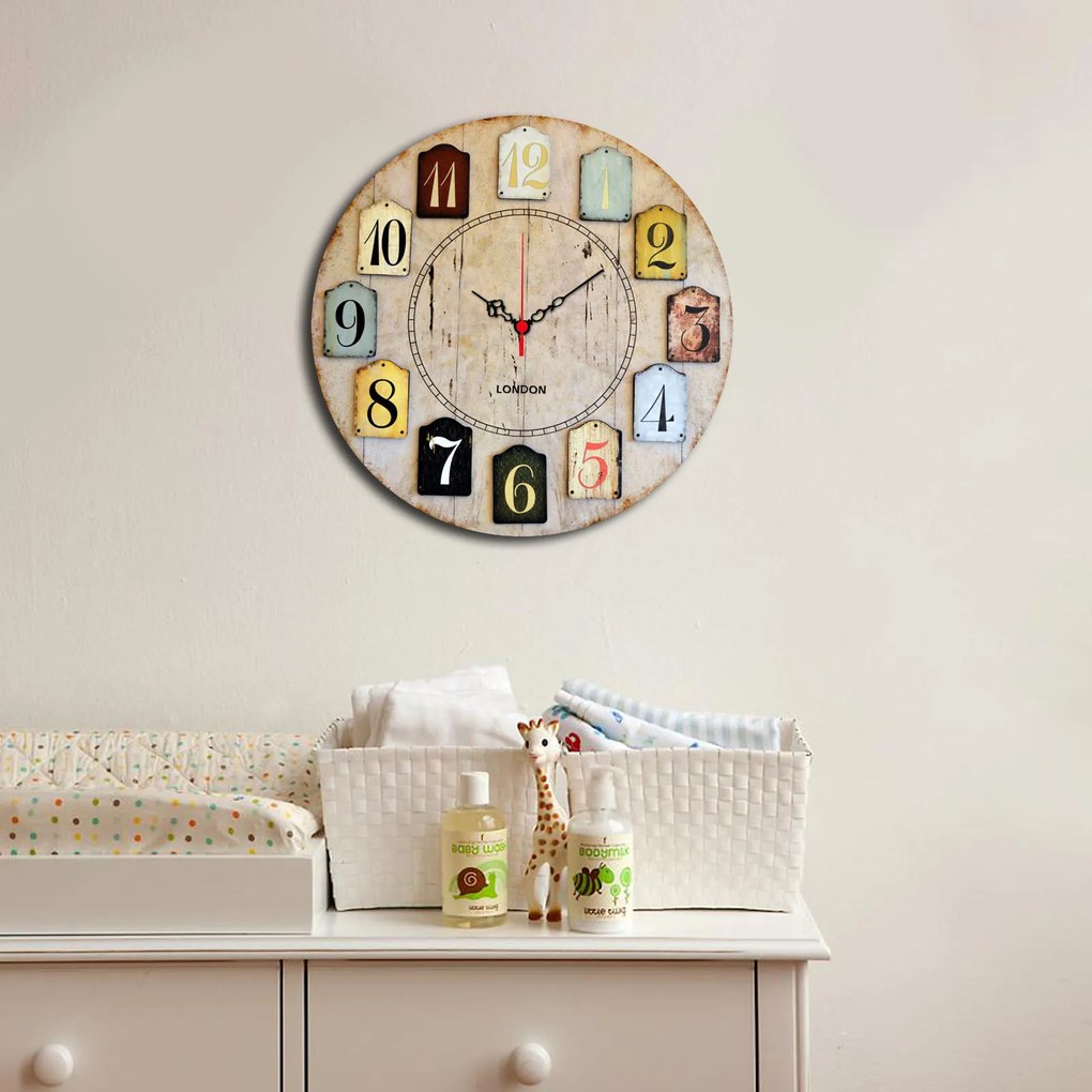 Ceas decorativ din MDF
