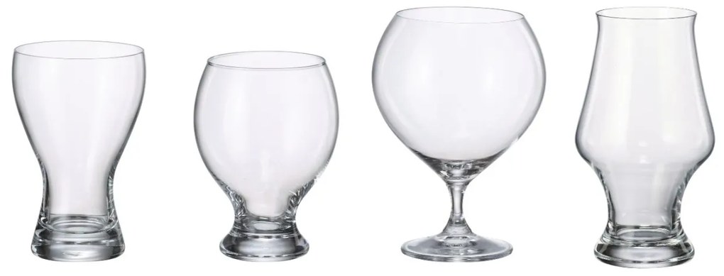Set 4 pahare mixte bere artizanala, Craft III