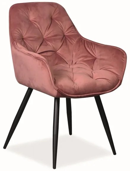 Scaun de sufragerie Trix B (roz). 1018332