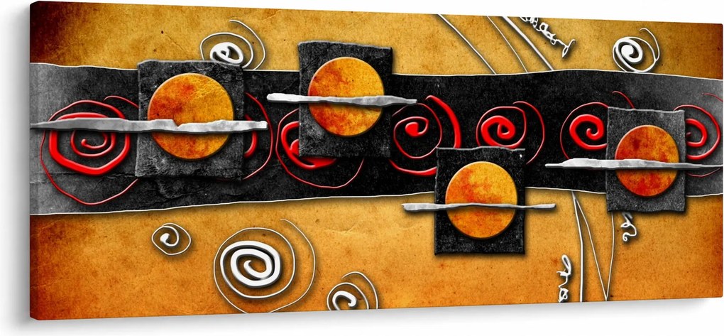 Tablou abstacției - Panete (120x50 cm)