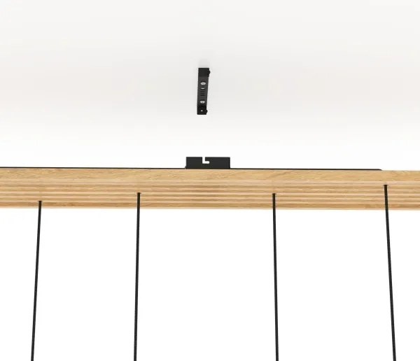 Lustră pe cablu Eglo 390131 CAMARIOCA 6xE27/40W/230V negru/maro