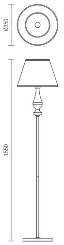 Redo 02-714 - Lampadar FABIOLA 1xE27/42W/230V