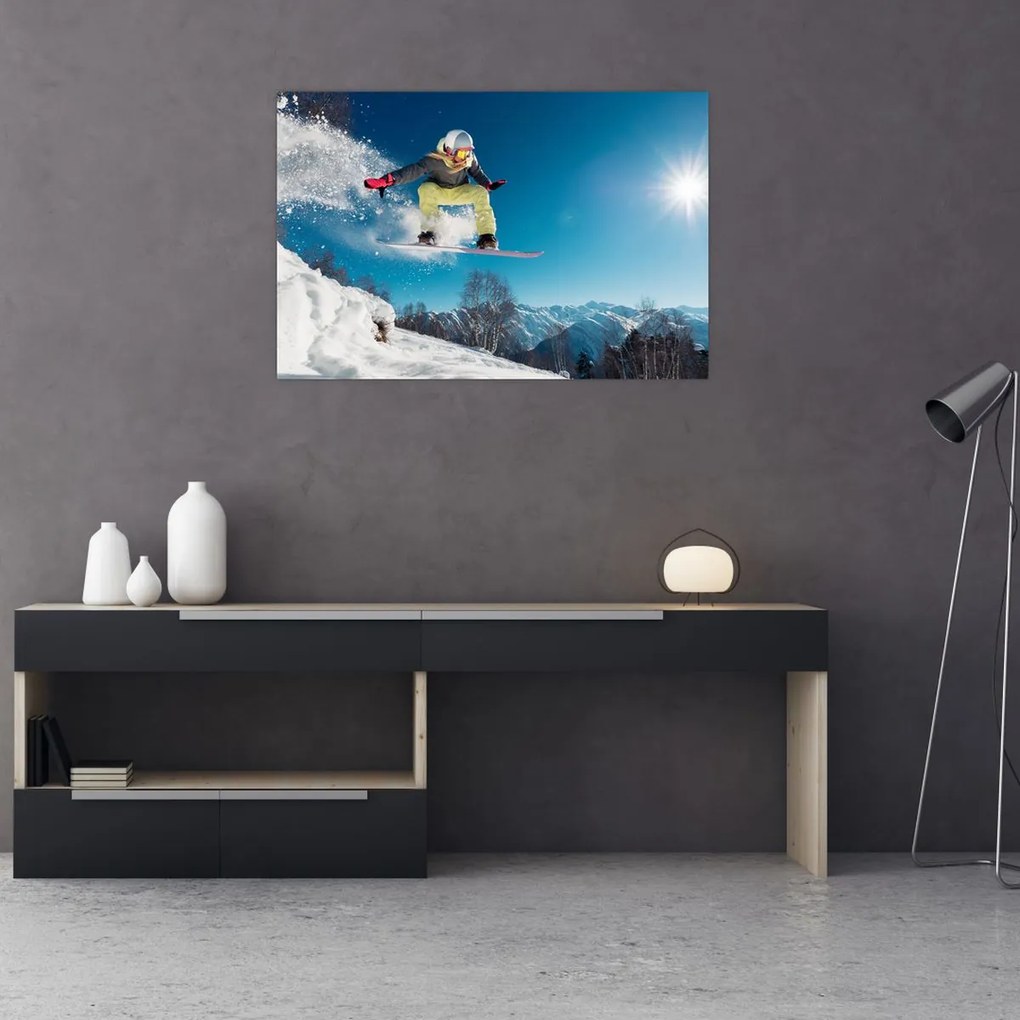 Tablou - Snowboarder (90x60 cm)