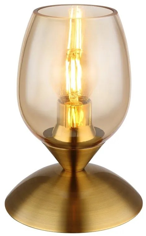 Veioza/Lampa de masa design decorativ KUWAITA alama/chihlimbar
