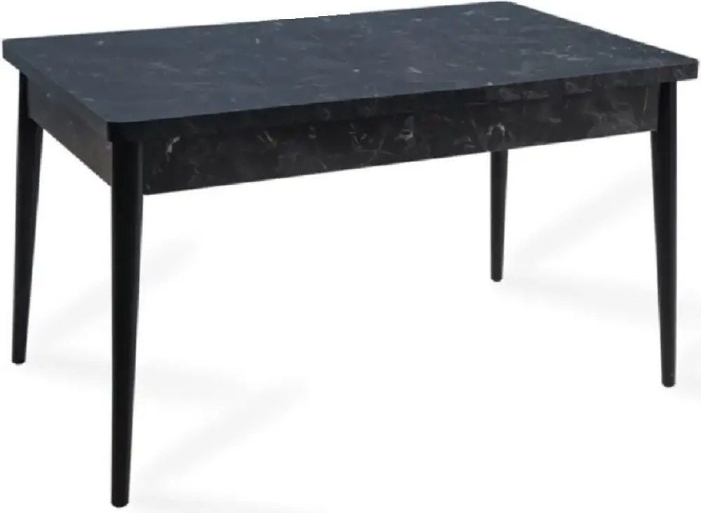 Masa bucatarie Brigitte, culoare negru, 120 cm