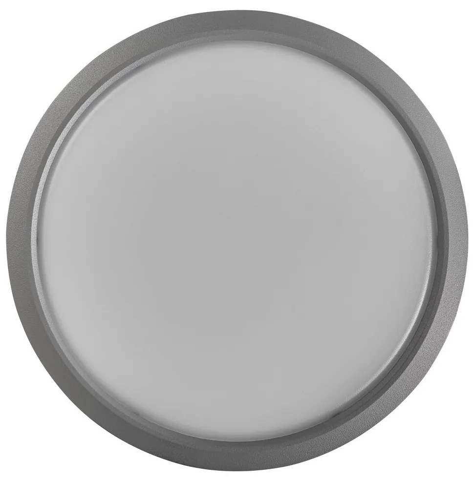 Aplica LED perete/ tavan exterior cu protectie IP54 Ava Smart Grey