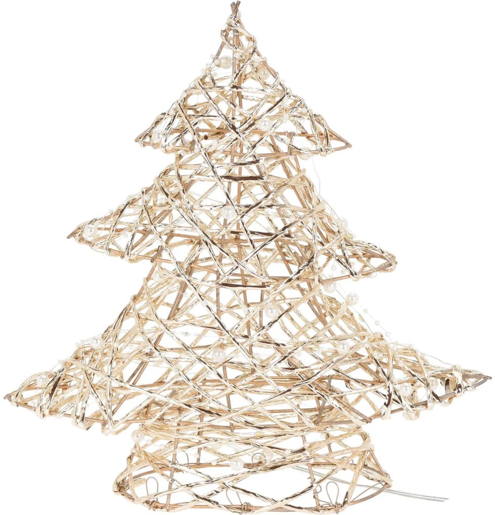 Brad decorativ cu 20 LED-uri, 30 cm