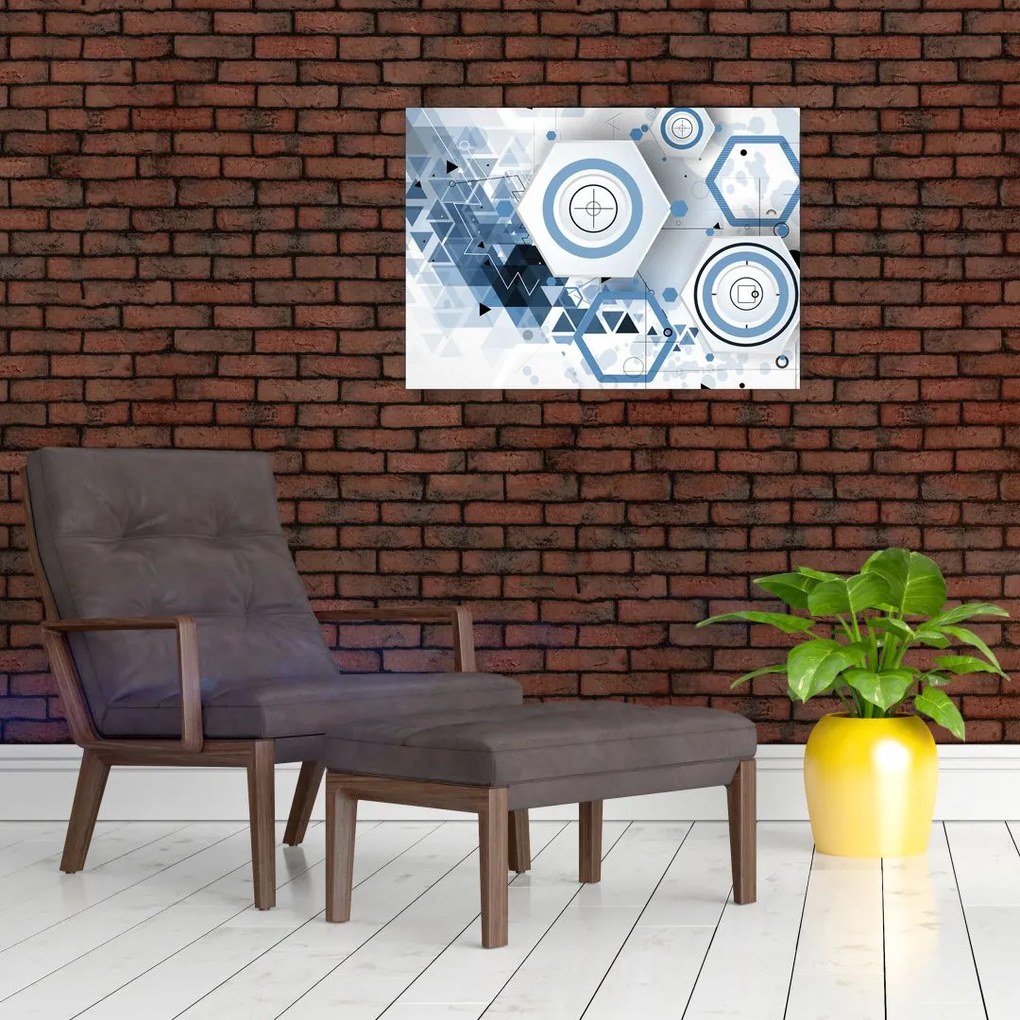 Tablou - Abstract geometric (70x50 cm)