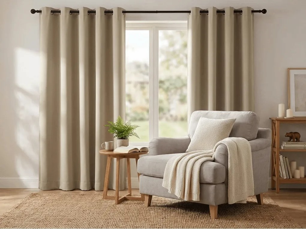 Draperie OXFORD 140x270 cm, bej Agatat: Rejansa