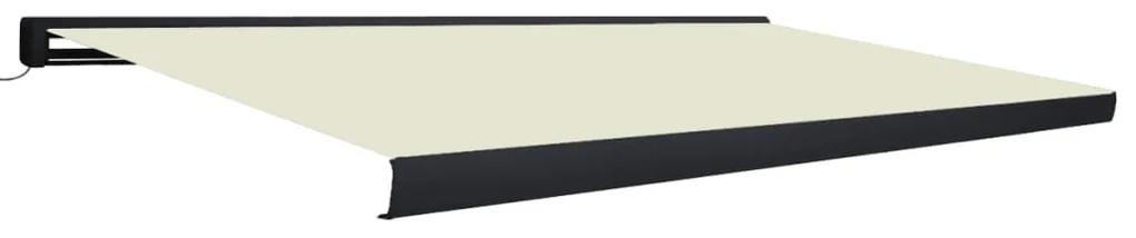 Copertina motorizata tip caseta, crem, 500 x 300 cm cream (grey frame), 500 x 300 cm