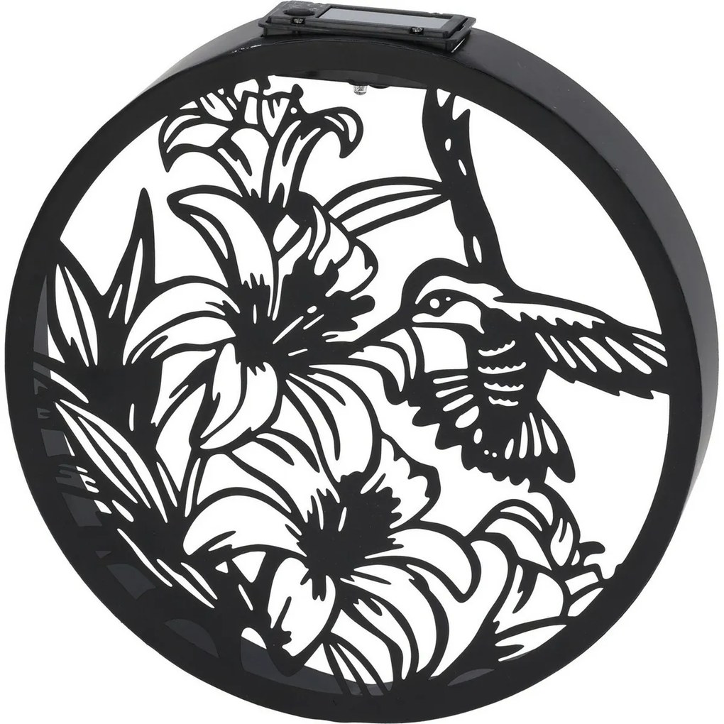 Decorație solară de perete Colibri 25 x 5 cm