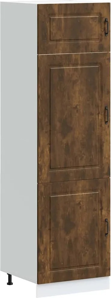 vidaXL Dulap de bucătărie „Kalmar” Lemn derivat din stejar afumat