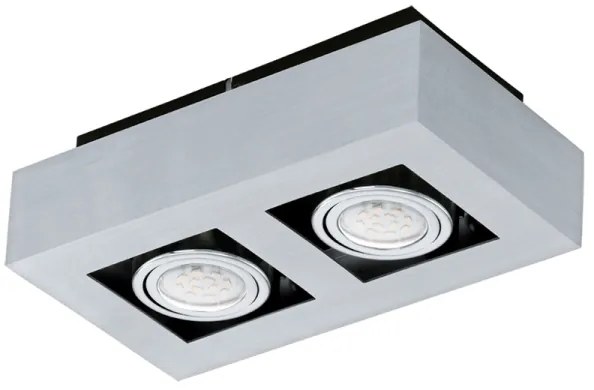 Plafonieră LED Eglo 91353 LOKE 1 2xGU10-LED/5W/230V