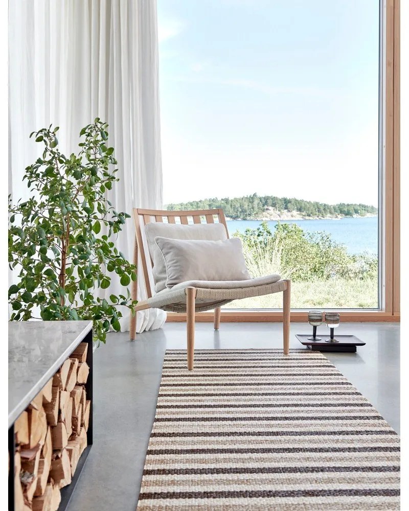 Covor pentru exterior și interior bej 70x120 cm Teo Brown – Pappelina