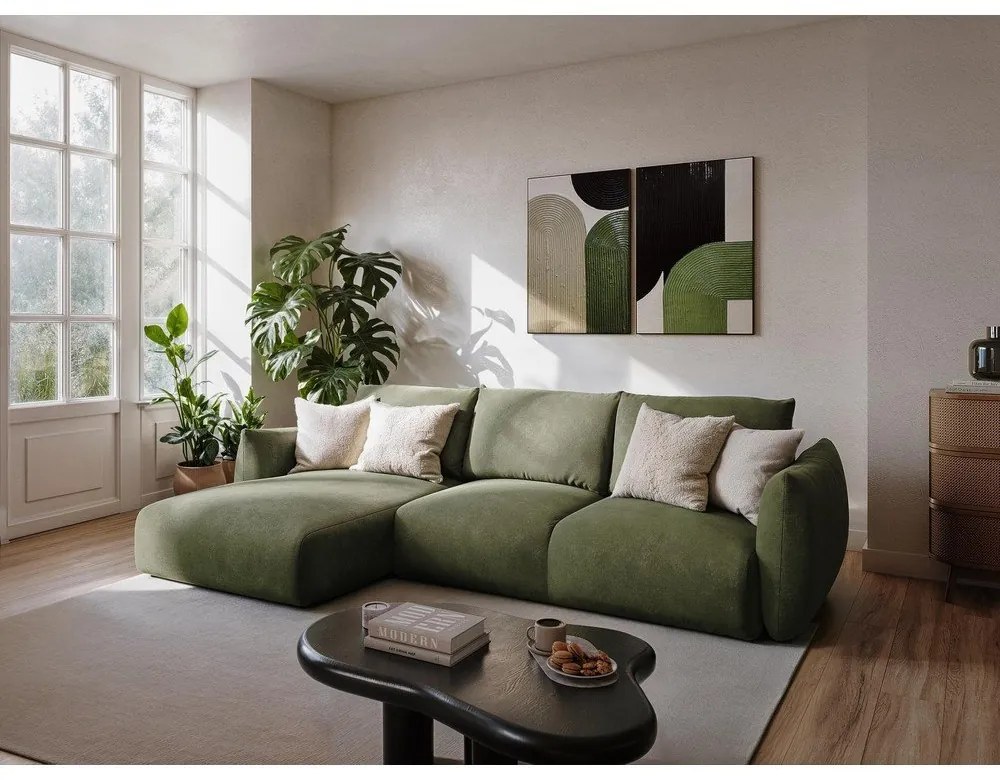 Taburet verde Leila – Makamii