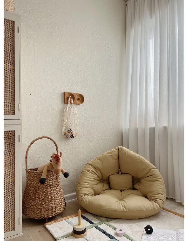 Fotoliu pentru copii verde de relaxare Mini Nido - Karup Design