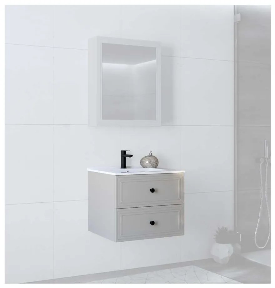 Dulap sub lavoar Bondi 60 cm, crem