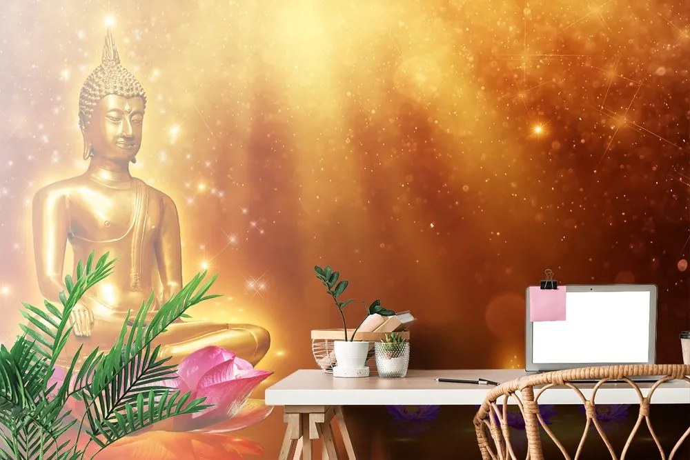 Tapet Buddha auriu
