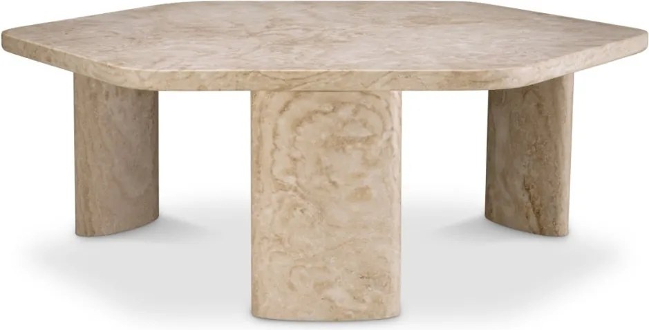 Masuta de cafea LUX din travertin Zenitho