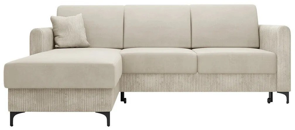 Colțar Comfivo 176Cutie de pat, 240x190x90cm, 108 kg, Picioare: Metal, Plastic