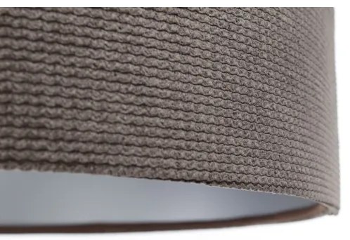 Lustră pe cablu TWIST 1xE27/60W/230V maro/argintiu