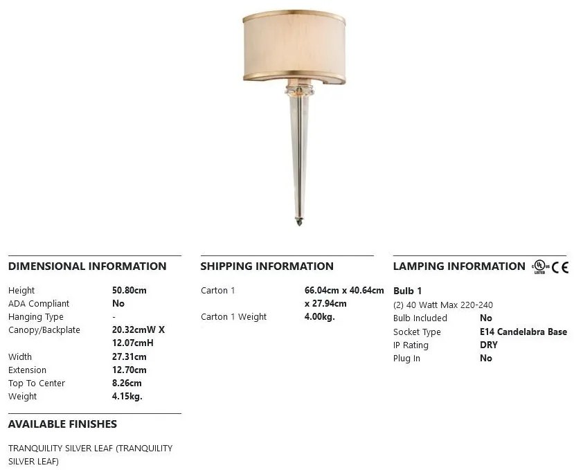 Aplica de perete LUX design elegant HARLOW