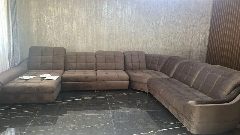 Coltar Living Extensibil INFINITY XL R3 L398xl314 cm Catifea Maro Riviera 26