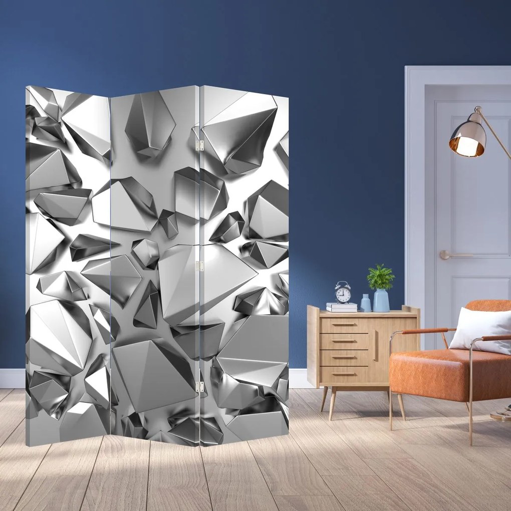Paravan - Abstracție 3D (126x170 cm)
