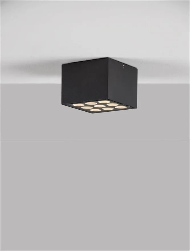 Plafoniera tip spot LED iluminat exterior IP54 JAX antracit