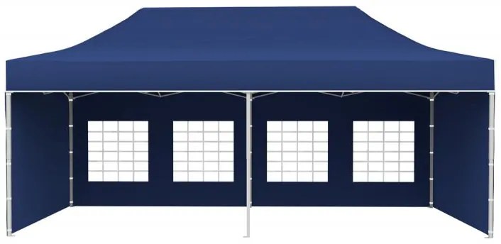 Cort pavilion pliabil 3x6 albastru Premium quality