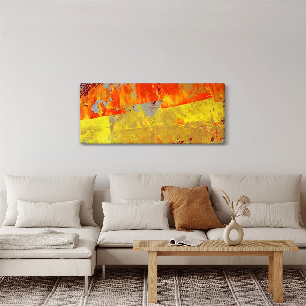 Tablou cu abstracție - pictura (120x50 cm)