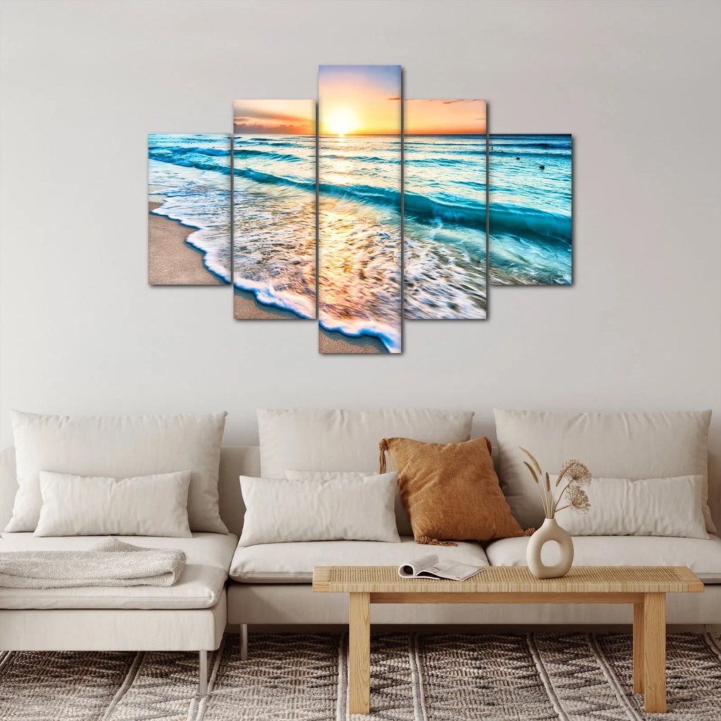 Tablou - Plaja de la mare (150x105 cm)