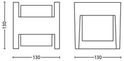 Aplică LED de exterior Philips ARBOUR LED/3,8W/230V IP44
