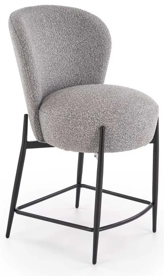 Scaun de bar Ainara, gri