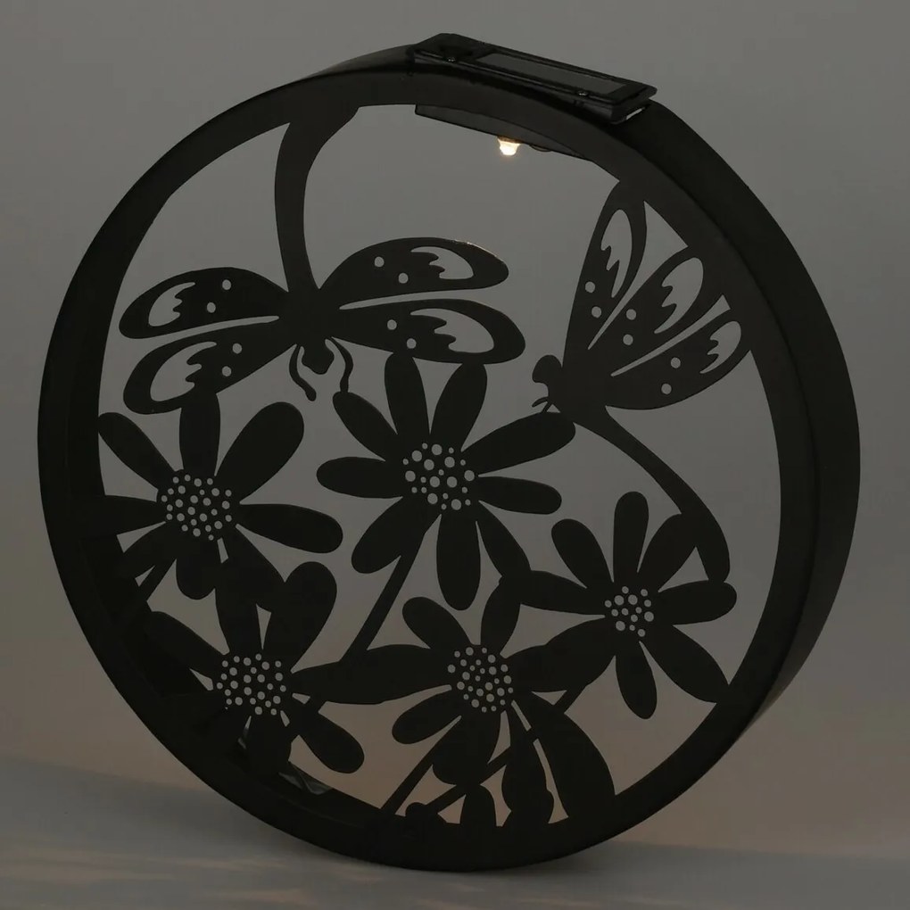 Decorațiune solară de perete Libelule 25 x 5 cm
